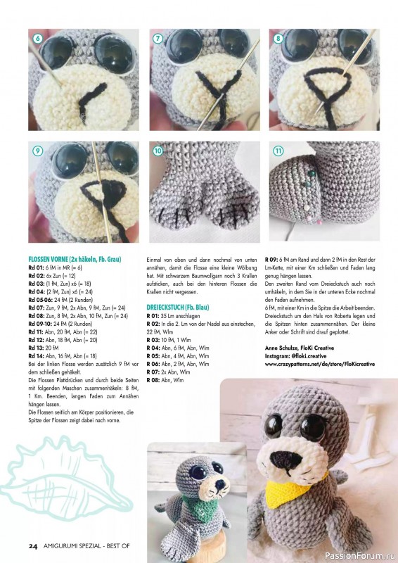 Вязаные проекты в журнале «Best of Amigurumi Spezial №1 2025»