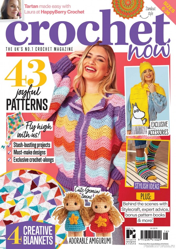 Вязаные проекты крючком в журнале «Crochet Now №116 2025»