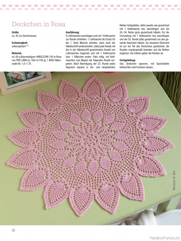 Вязаные проекты крючком в журнале «Dekoratives Hakeln №182 2025»