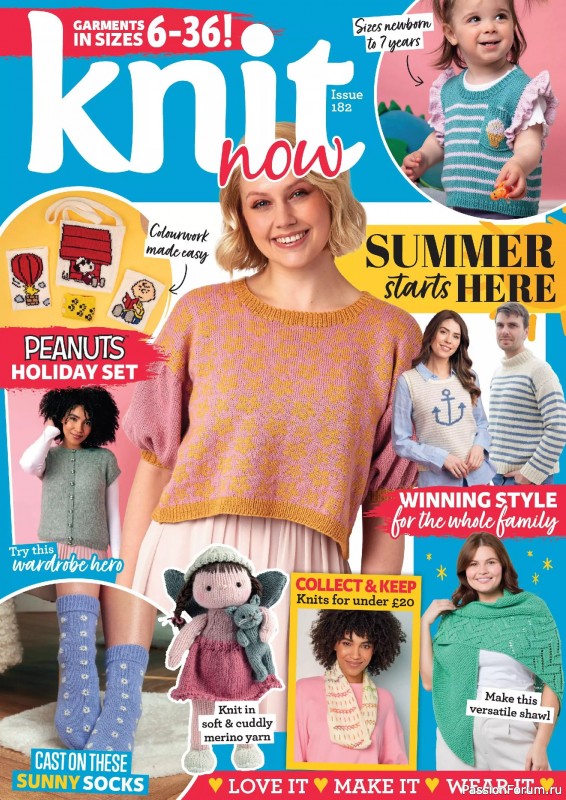 Вязаные проекты в журнале «Knit Now №182 2025»