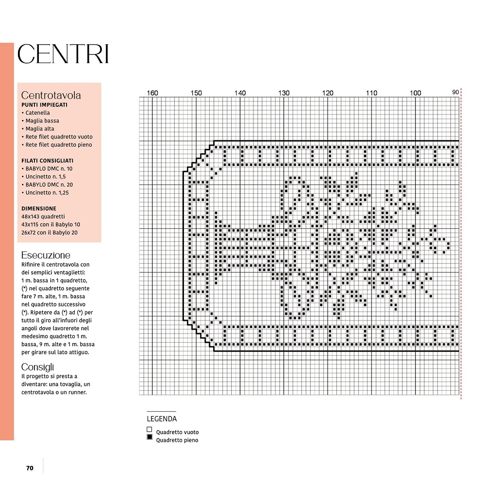 Журнал "Uncinetto Manuale Filet" №4 2021