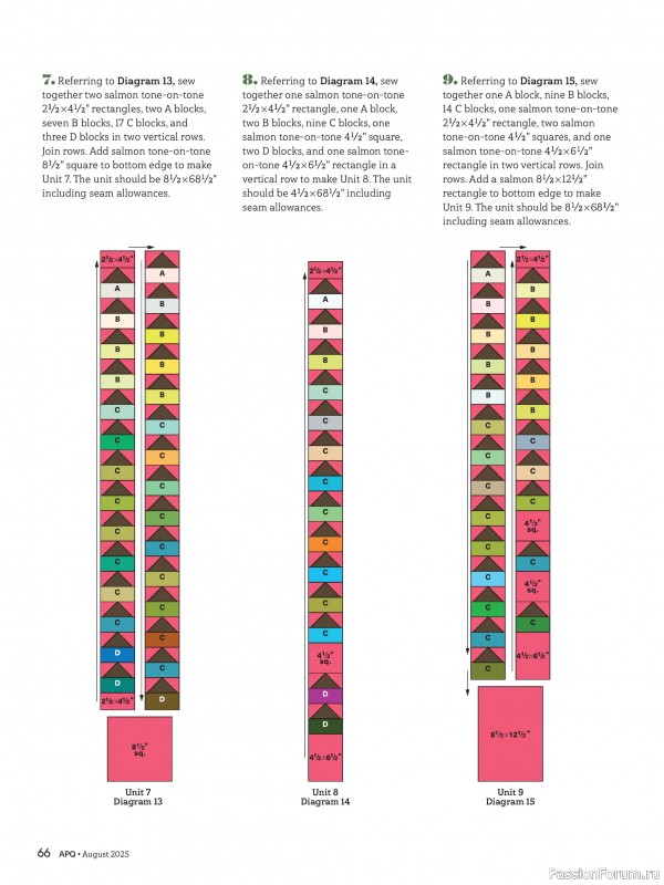 Коллекция проектов для рукодельниц в журнале «American Patchwork & Quilting №195 2025»