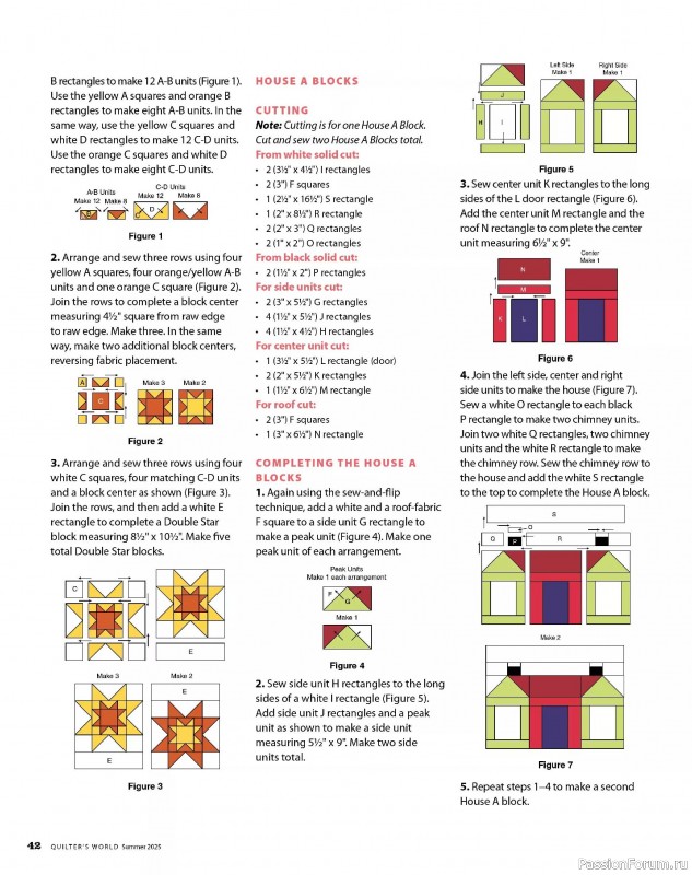 Коллекция проектов для рукодельниц в журнале «Quilter’s World - Summer 2025»