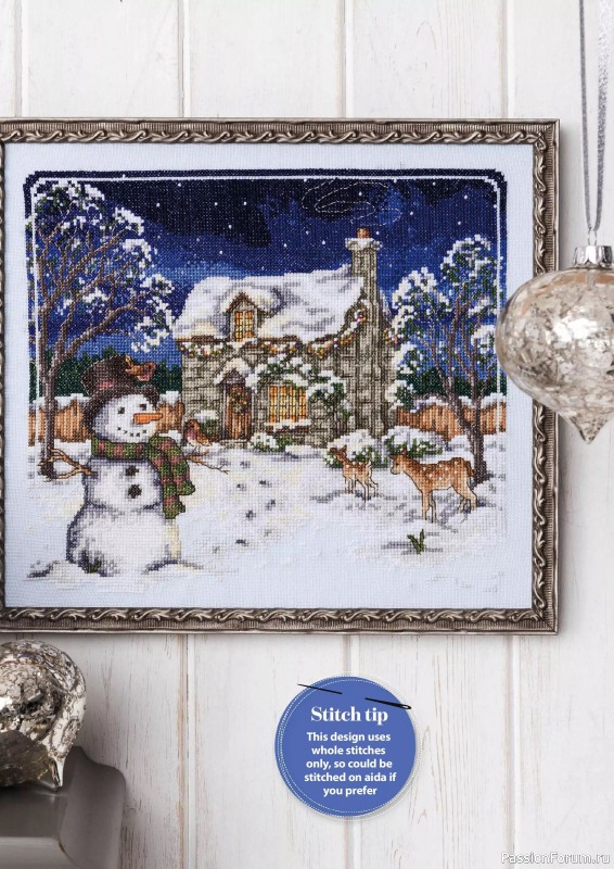 Коллекция вышивки в журнале «Cross Stitch Gold - Christmas 2024»