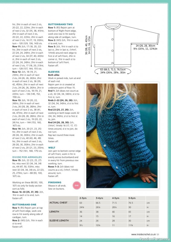 Вязаные модели крючком в журнале «Inside Crochet №145 2022»