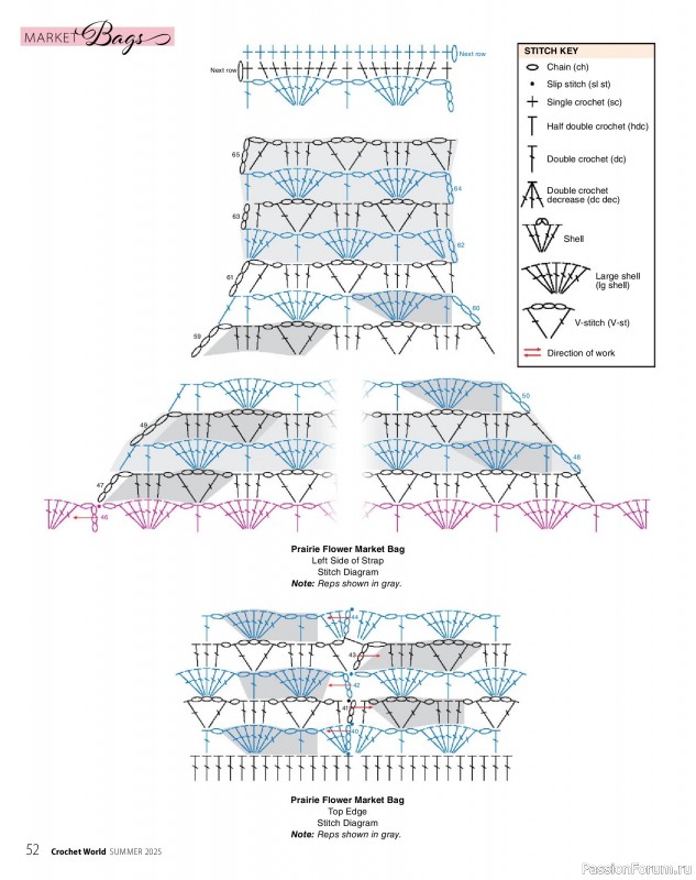 Вязаные проекты крючком в журнале «Crochet World - Summer 2025»