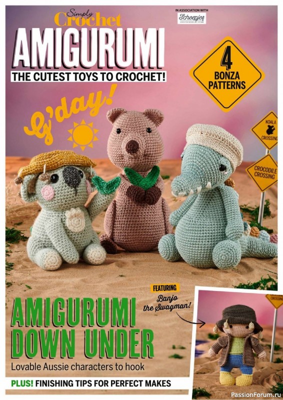 Вязаные проекты крючком в журнале «Simply Crochet №122 2022»