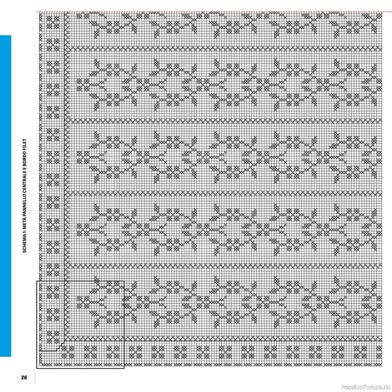 Вязаные проекты в журнале «Uncinetto Manuale Filet №14 2024»