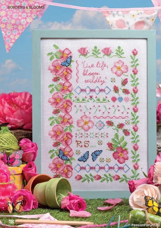 Коллекция вышивки в журнале «CrossStitcher №396 2023»