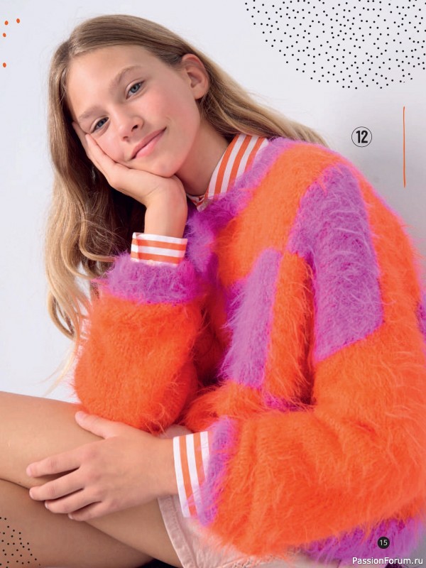 Вязаные модели для детей в журнале «Kinder Maschenmode №3 2025»
