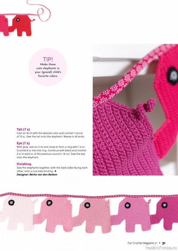 Вязаные проекты крючком в журнале «Fun Crochet Magazine №21 2025»