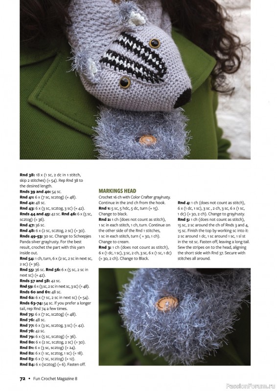 Вязаные проекты крючком в журнале «Fun Crochet Magazine №8 2022»