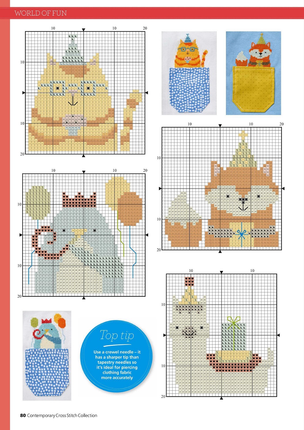 Журнал по вышивке крестом "Contemporary Cross Stitch Collection 2021"