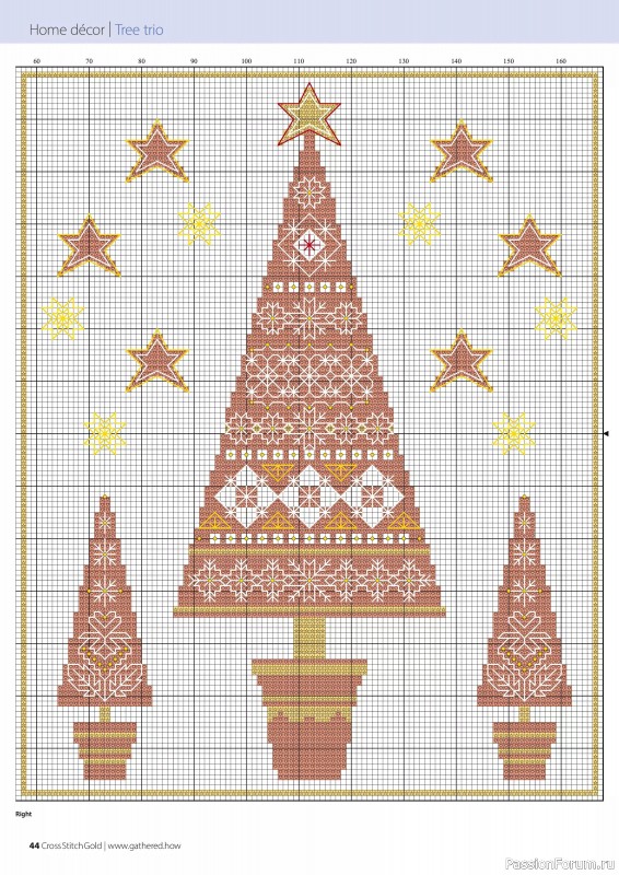 Коллекция вышивки в журнале «Cross Stitch Gold - Christmas 2024»