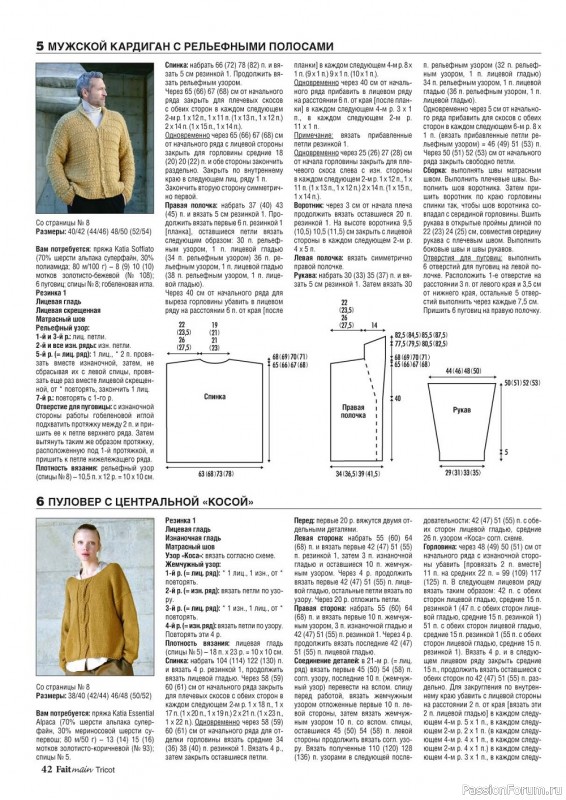 Вязаные модели в журнале «Tricot №4 2022»