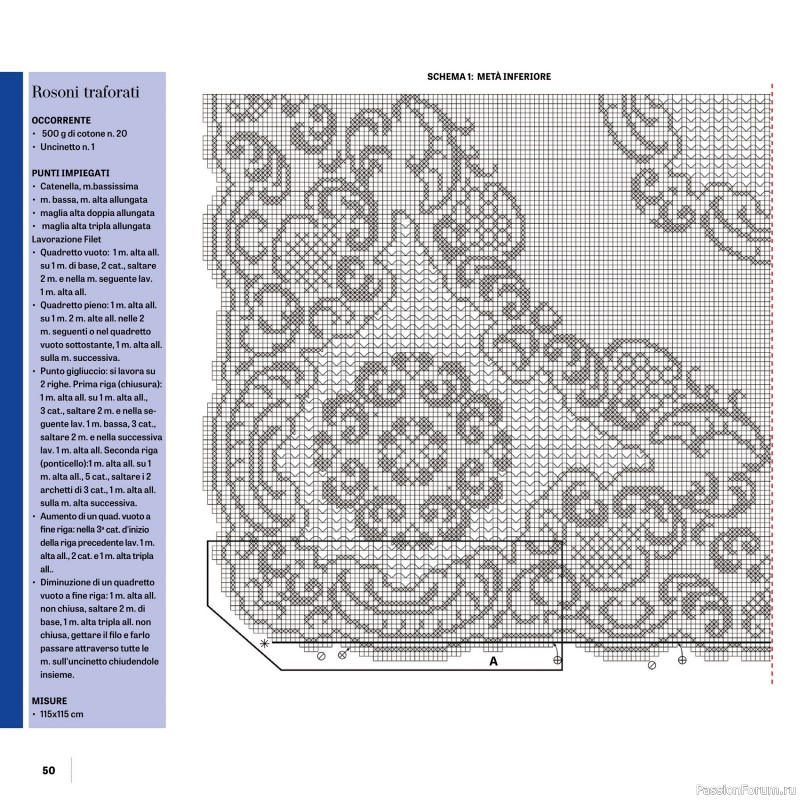 Вязаные проекты в журнале «Uncinetto Manuale Filet №14 2024»