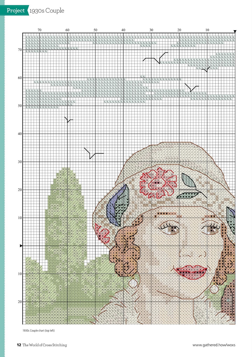 Для любителей вышивания крестом журнал "The World of Cross Stitching" №315 2021