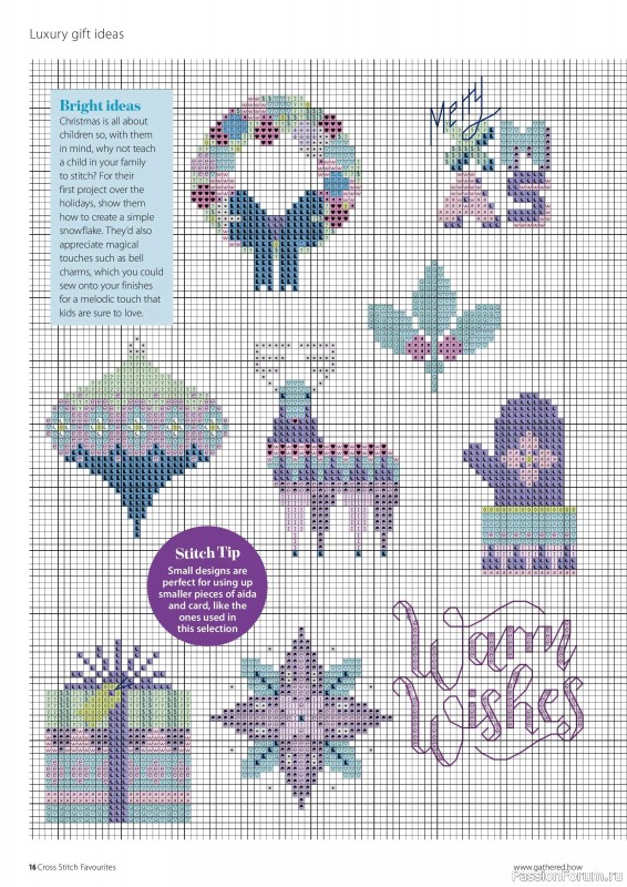 Коллекция вышивки в журнале «Cross Stitch Favourites - Christmas 2024»