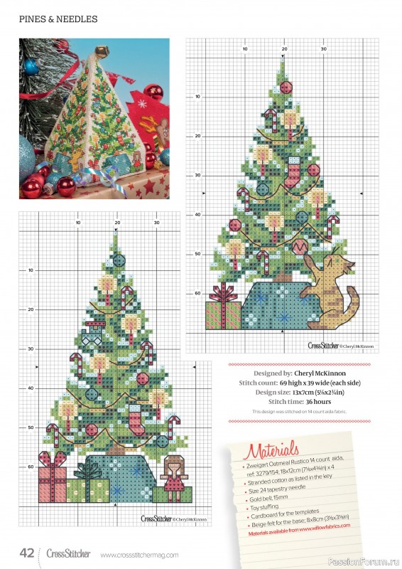 Коллекция вышивки в журнале «CrossStitcher №415 2024»