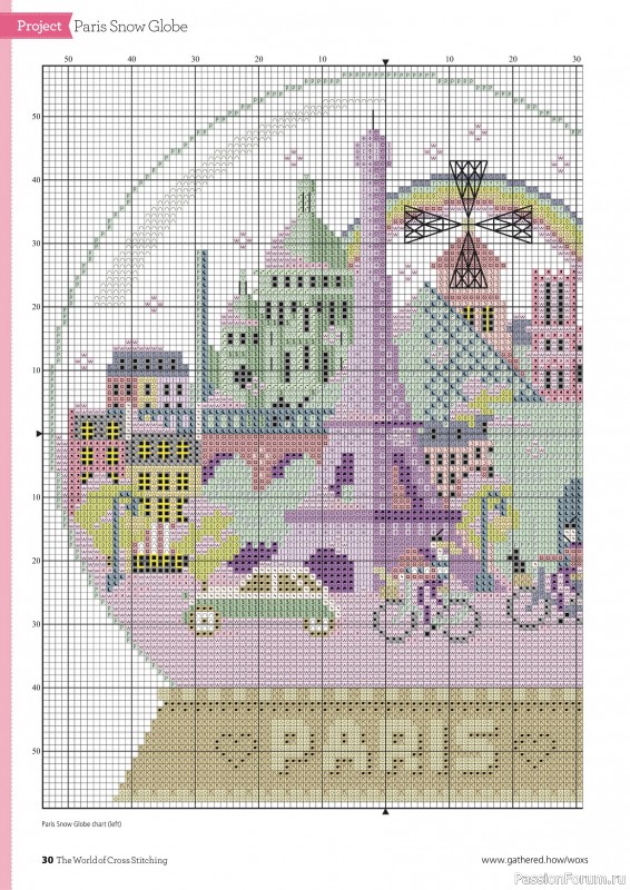 Коллекция вышивки в журнале «The World of Cross Stitching - March 2025»