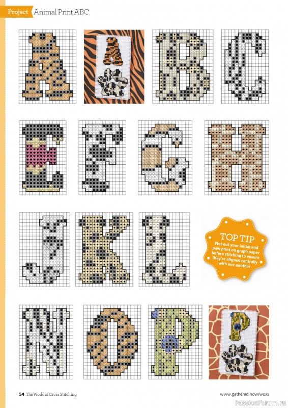 Коллекция вышивки в журнале «The World of Cross Stitching - March 2025»