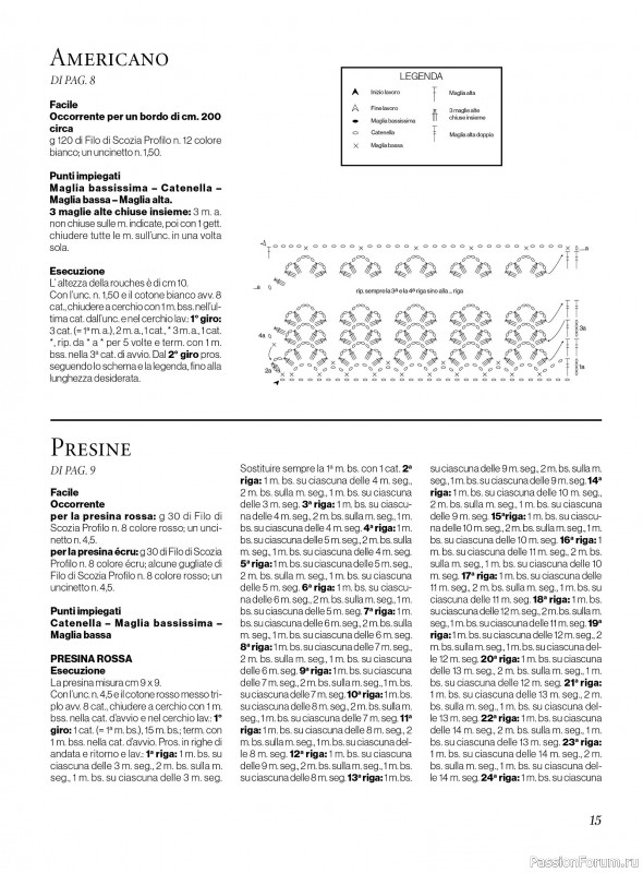 Вязаные проекты крючком в журнале «Profilo Uncinetto №4 2024»