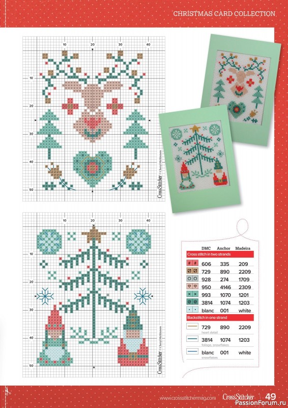 Коллекция вышивки в журнале «CrossStitcher №389 2022»