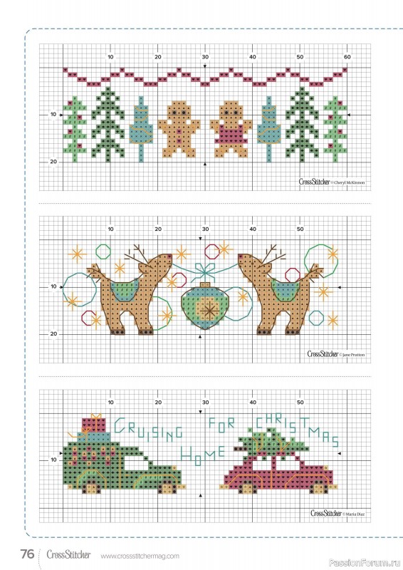 Коллекция вышивки в журнале «CrossStitcher №389 2022»