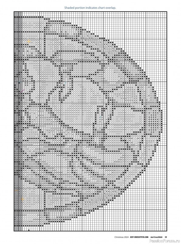 Коллекция вышивки в журнале «Just Cross Stitch - Christmas 2024»