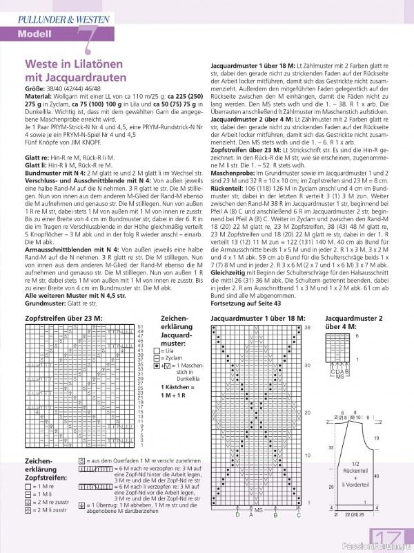 Вязаные проекты в журнале «Meine Strickmode Sonderheft MS141 2024»