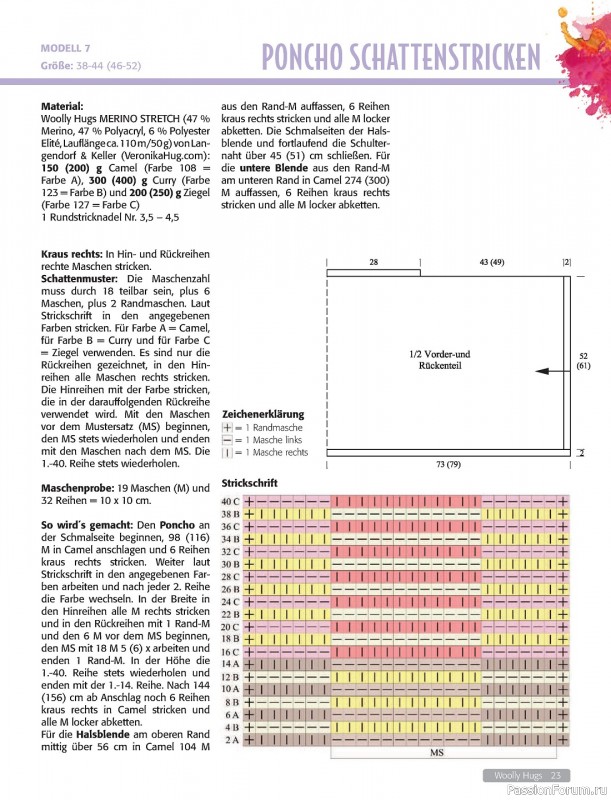 Вязаные проекты в журнале «Woolly Hugs Maschenwelt №5 2023»