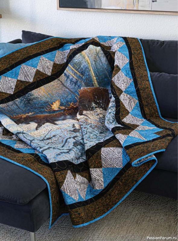 Коллекция проектов для рукодельниц в журнале «Quick+Easy Quilts - Winter 2025»