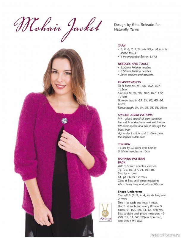 Вязаные модели спицами в журнале «Australian Knitting – Vol.16 №2 2024»