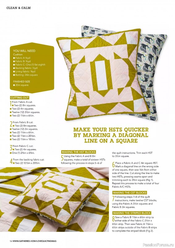 Коллекция проектов для рукодельниц в журнале «Love Patchwork & Quilting №150 2025»