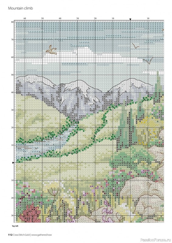 Коллекция вышивки в журнале «Cross Stitch Gold - Scenery Collection 2022»