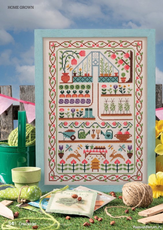 Коллекция вышивки в журнале «CrossStitcher №421 2025»