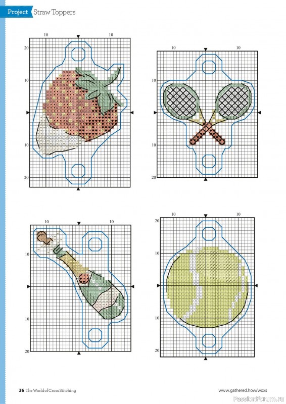 Коллекция вышивки в журнале «The World of Cross Stitching №360 2025»