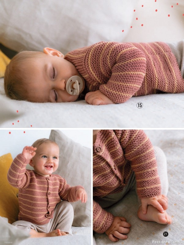 Вязаные модели для детей в журнале «Baby Maschenmode №56 2023»