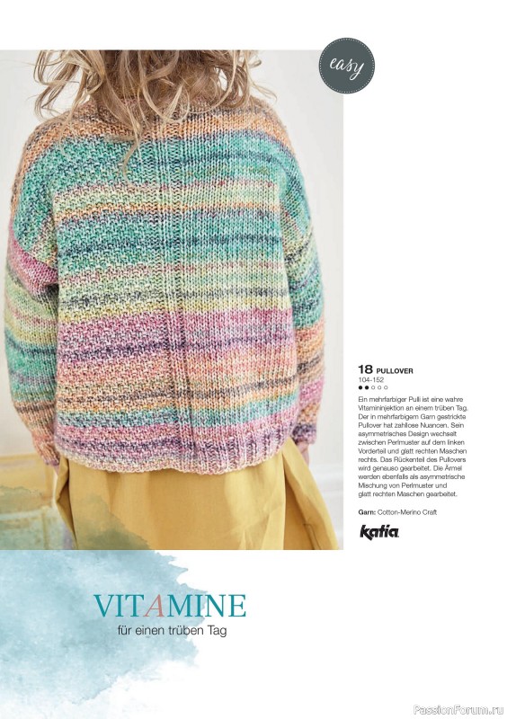 Вязаные модели в журнале «Burda Stricken №1 2020»