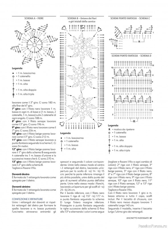 Вязаные проекты крючком в журнале «Uncinetto Indossato №5 2024»