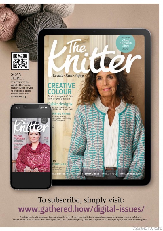 Вязаные проекты спицами в журнале «The Knitter №182 2022»