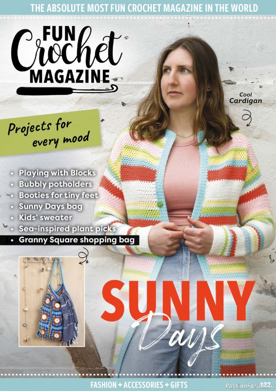 Вязаные проекты крючком в журнале &laquo;Fun Crochet Magazine №22 2025&raquo;