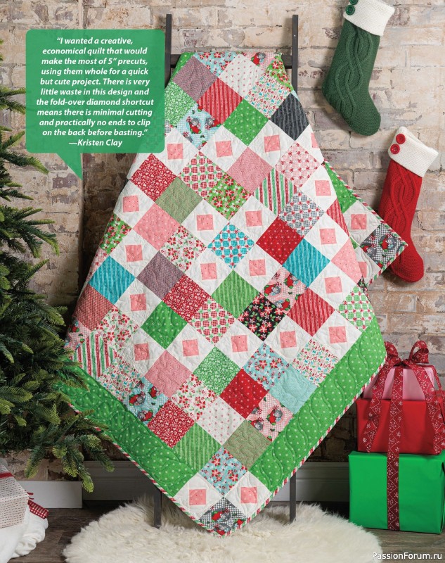 Коллекция проектов для рукодельниц в журнале «Quilter's World Special Edition - Christmas 2024»