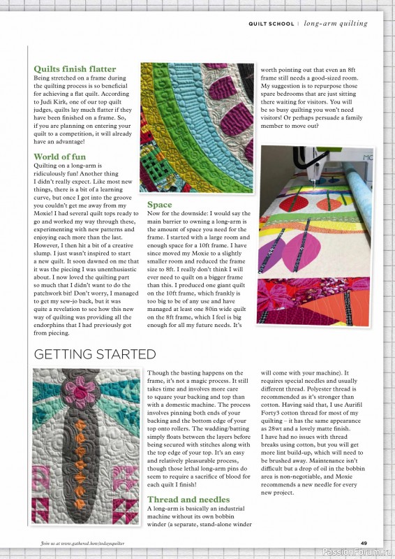 Коллекция проектов для рукодельниц в журнале «Todays Quilter №127 2025»