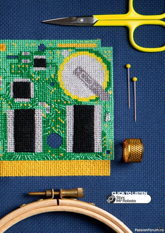 Коллекция вышивки в журнале «XStitch Magazine №30 2024»
