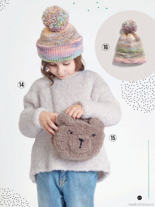 Вязаные модели для детей в журнале «Kinder Maschenmode №3 2025»