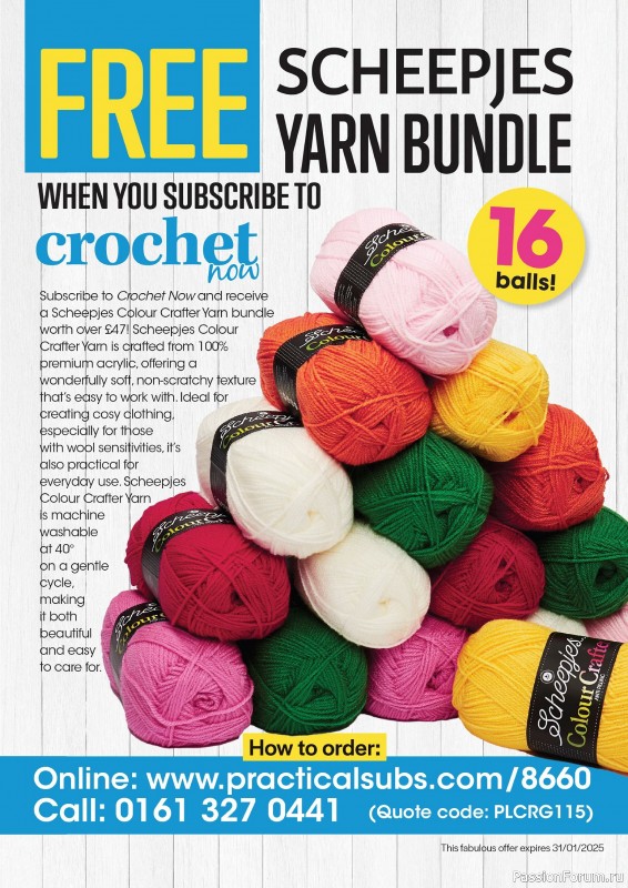 Вязаные проекты крючком в журнале «Crochet Now №115 2024»