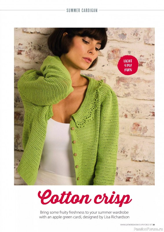 Вязаные проекты крючком в журнале «Simply Crochet №161 2025»