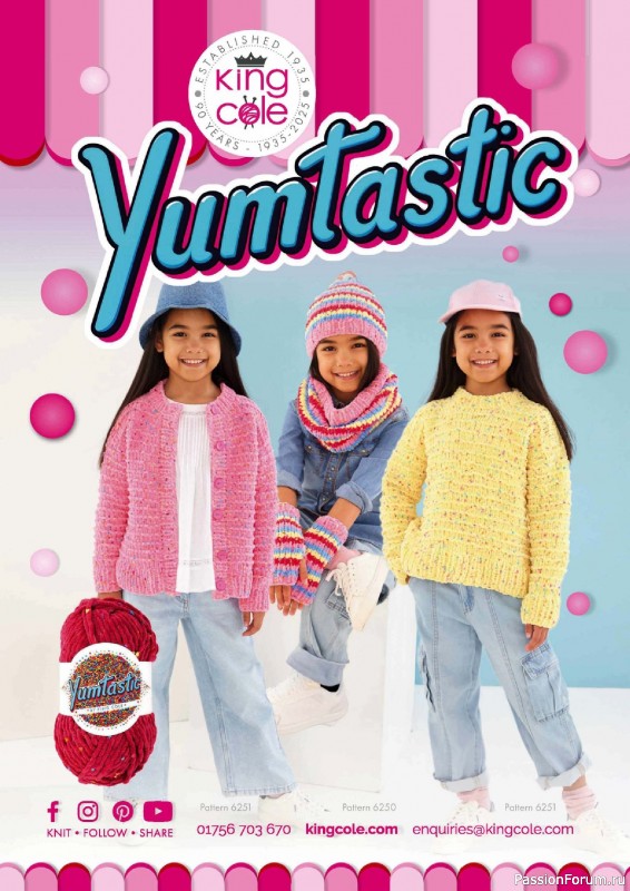 Вязаные проекты крючком в журнале «Simply Knitting №265 2025»