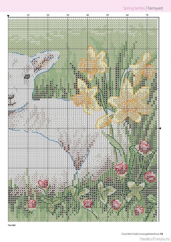 Коллекция вышивки в журнале «Cross Stitch Gold - Animal Collection 2023»